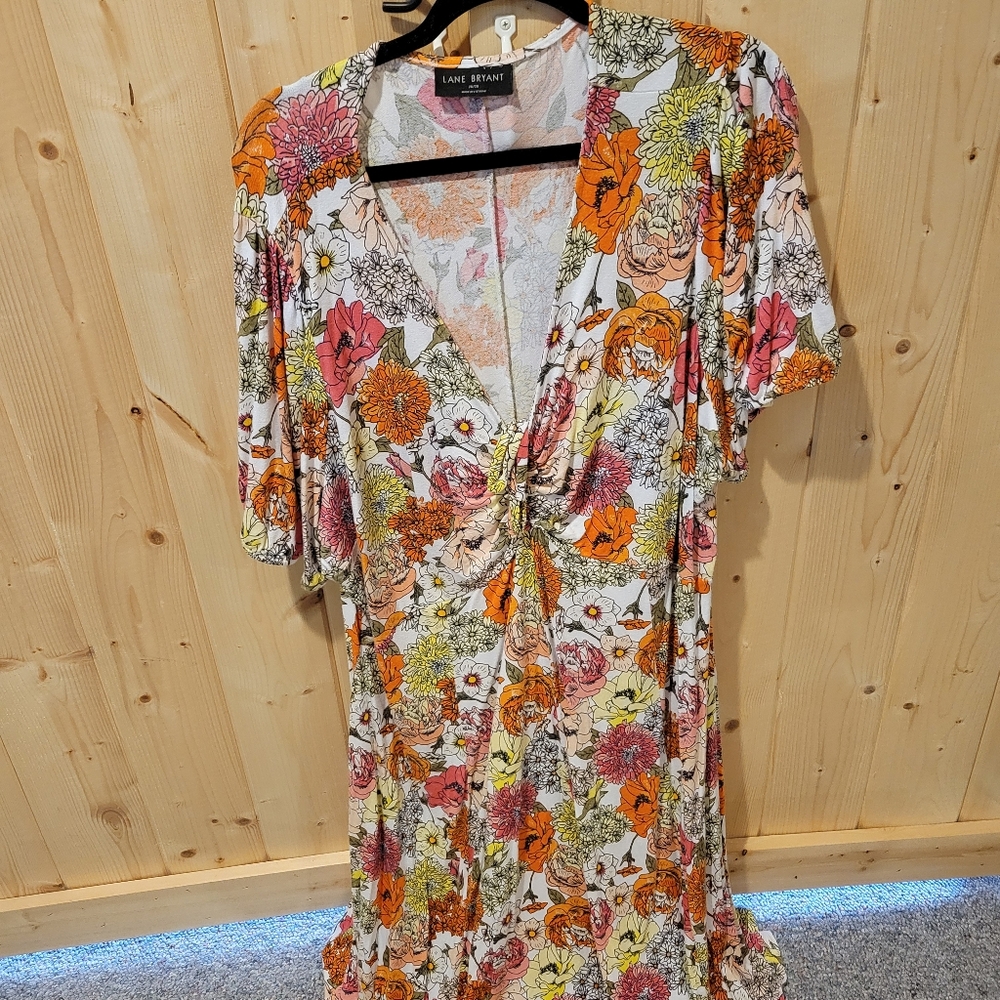 Lane Bryant Size 26/28 Casual Midi Dress